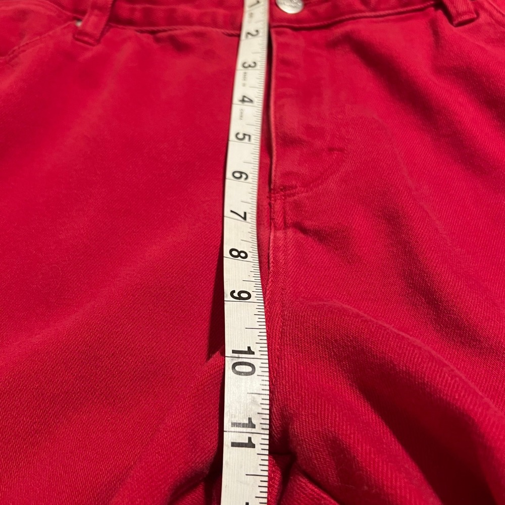 Wrangler Womens Red Jeans Flared Leg Denim Pants Size Petite 12 - Picture 6 of 8